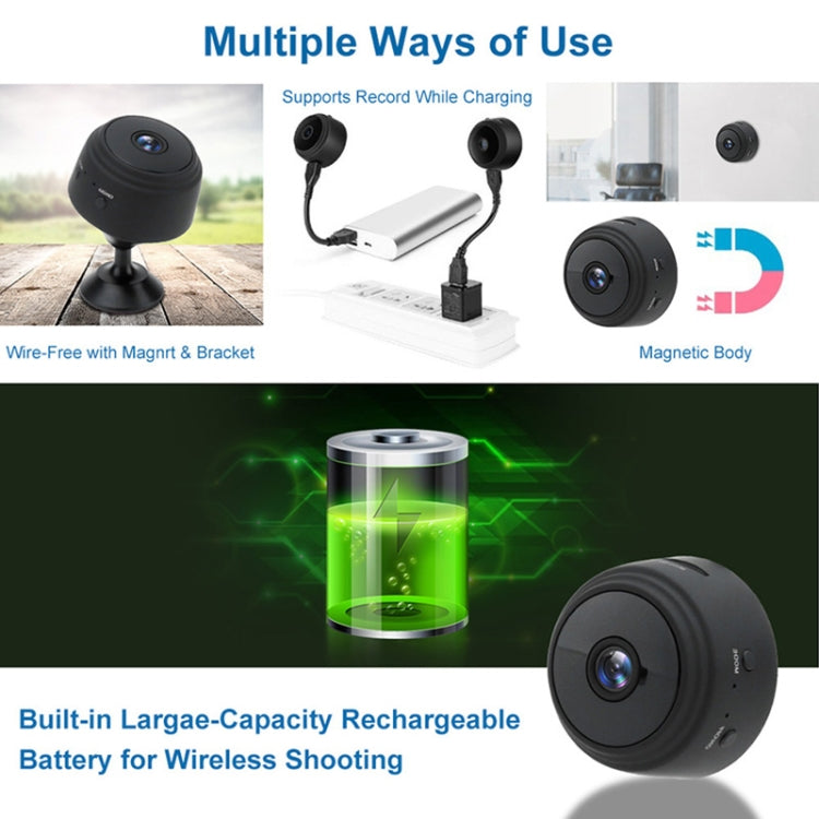 A9+ 1080P WiFi Remote Wireless Camera, Support Night Vision & Motion Detection & TF Card, Broadcom Bluetooth Solution, A9+ A9+ 1080P WiFi Remote Wireless Camera, Support Night Vision & Motion Detection & TF Card, Broadcom Bluetooth Solution, A9+